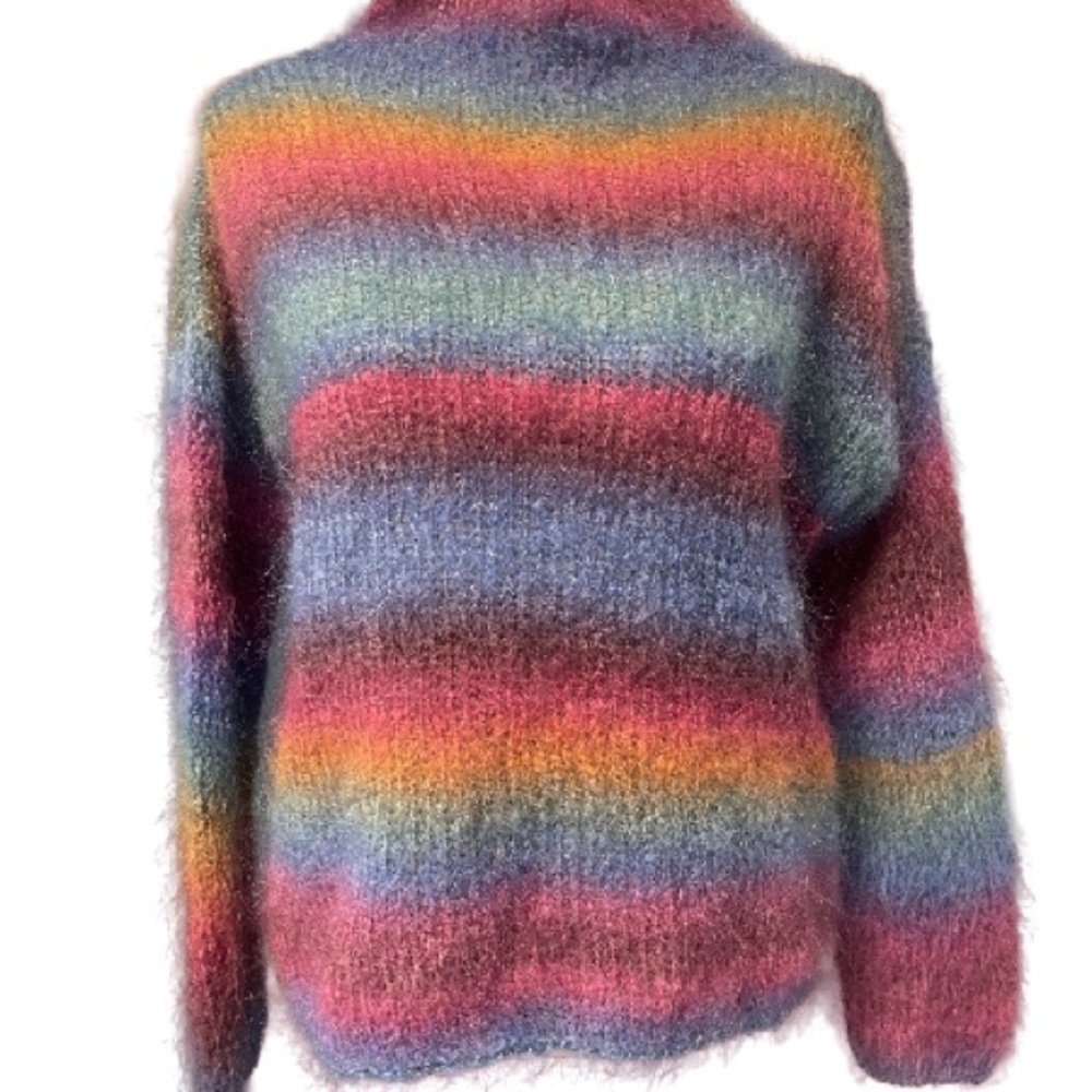 Pink Flamingo Creations Cozy Tie Dye Sweater Unique Size M-L Great Condition - Picture 3 of 3